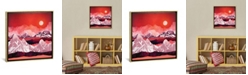 iCanvas Scarlet Glow by Spacefrog Designs Gallery-Wrapped Canvas Print - 26" x 26" x 0.75"